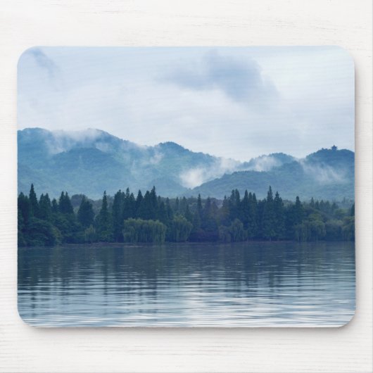 Bergsee Landschaft Mousepad (Vorne)