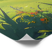 Bergsee Landschaft Poster (Ecke)