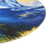 Bergsee: Landschaftliche Sicht Schneidebrett (Ecke)