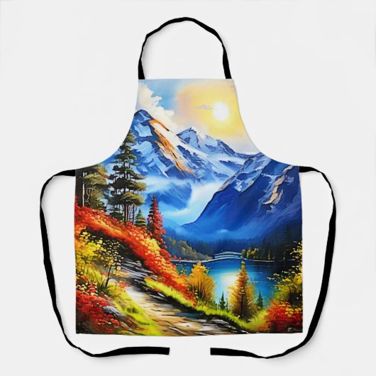 Bergsee: Landschaftliche Sicht Schürze (Vorderseite)