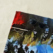 Bergsee: Landschaftliche Sicht Strandtuch (Beispiel)