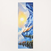 Bergsee: Landschaftliche Sicht Yogamatte (Vorderseite)