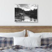 Bergsee Leinwanddruck (Insitu (Schlafzimmer))