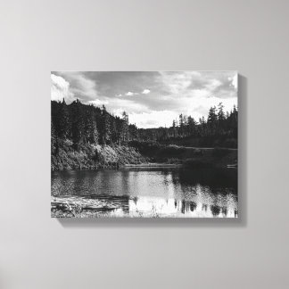 Bergsee Leinwanddruck
