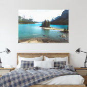 Bergsee Leinwanddruck (Insitu (Schlafzimmer))