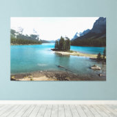 Bergsee Leinwanddruck (Insitu (Holzboden))