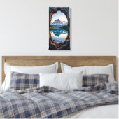 Bergsee Leinwanddruck (Insitu (Schlafzimmer))