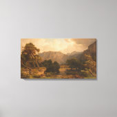 Bergsee mit Herons - Heinrich Funk Leinwanddruck (Vorderseite)