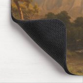 Bergsee mit Herons - Heinrich Funk Mousepad (Ecke)