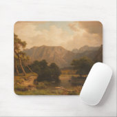Bergsee mit Herons - Heinrich Funk Mousepad (Mit Mouse)