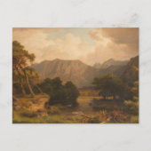 Bergsee mit Herons - Heinrich Funk Postkarte (Vorderseite)