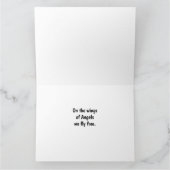 Bergsee Monarch Schmetterlinge Sympathie Karte (Innenseite)