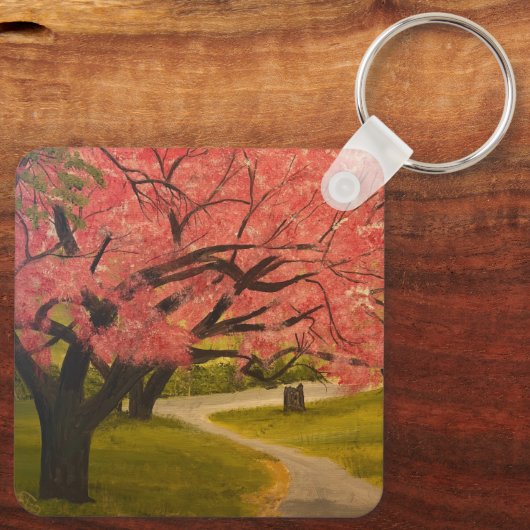 Bergsee, nach Gary Poling Schlüsselanhänger (Rückseite)