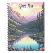 Bergsee Notizblock (Vorderseite)