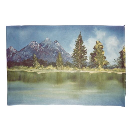 Bergsee Pillowcase Kissenbezug (Vorderseite)