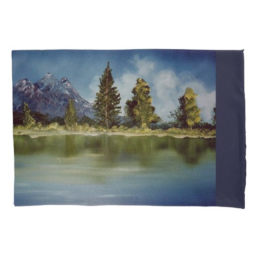 Bergsee Pillowcase Kissenbezug (Vorderseite)