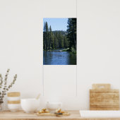 Bergsee, Pinienwald Poster (Küche)