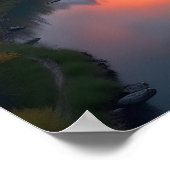 Bergsee Poster (Ecke)