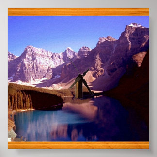 Bergsee-Poster Poster