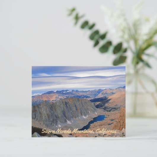 Bergsee Postkarte (Stehend Vorderseite)