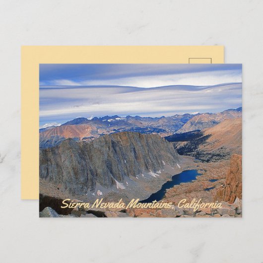 Bergsee Postkarte (Vorne/Hinten)