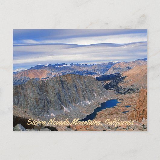 Bergsee Postkarte (Vorderseite)