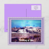 Bergsee Postkarte (Vorne/Hinten)