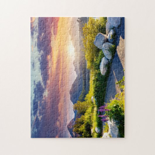 Bergsee Puzzle (Vertikal)