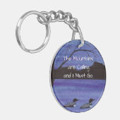 Bergsee Schlüsselanhänger (Vorderseite links)