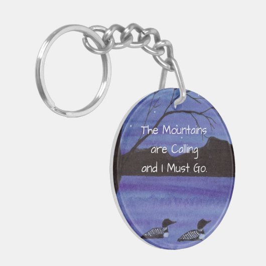 Bergsee Schlüsselanhänger (Vorderseite links)