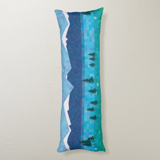 Bergsee Seitenschläferkissen (Rückseite (Vertikal))