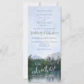 Bergsee Unser Abenteuer beginnt Einladung (Vorderseite)