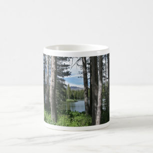 Bergsee-Wald, Hängematte, Dock, Tasse