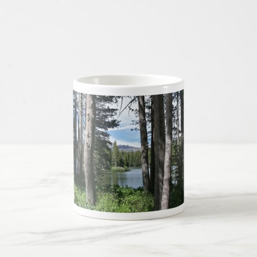 Bergsee-Wald, Hängematte, Dock, Tasse (Mittel)