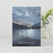 Bergsee-Wälder Save The Date (Stehend Vorderseite)