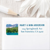 Bergsee Wasserfarbener Rücksendeadresse (Insitu)