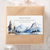 Bergsee Winterschnee Landschaft Adresse (Insitu)