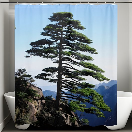 Bergsee-Zauber im Val Piora Duschvorhang