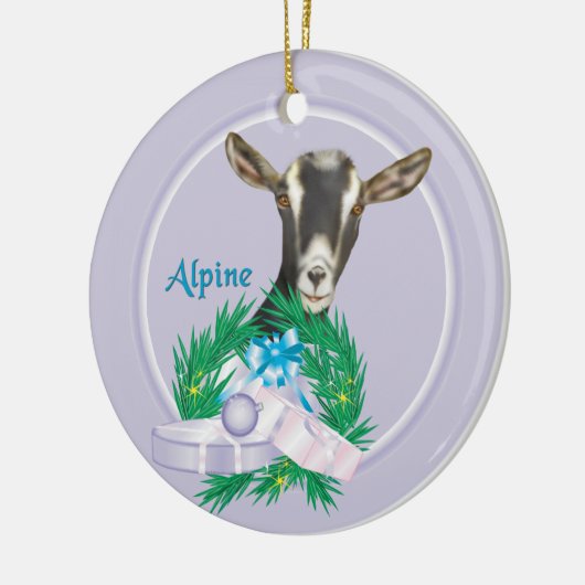 Bergsee-Zauber im Val Piora Keramik Ornament (Links)