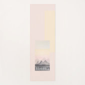 Bergsee-Zauber im Val Piora Mit Monogramm Yogamatte (Vorderseite)