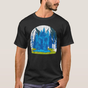 Bergsee-Zauber im Wald Wandern neben dem Wasser T-Shirt