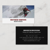 Bergsee-Zauber, Wandern und Klettern Visitenkarte (Vorne/Hinten)