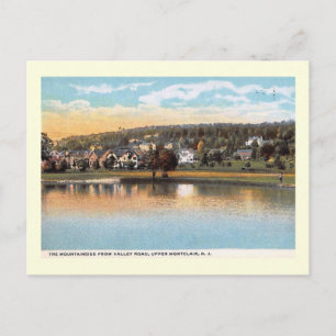 Bergseite von Valley Rd, Montclair, NJ Vintag Postkarte