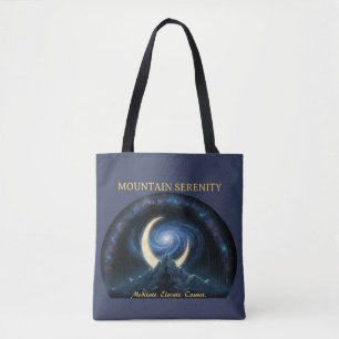 Bergserenity Kosmische Meditation, zunehmender Mon Tasche