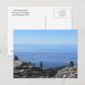 Bergseymour-Aussicht Postkarte (Vorne/Hinten)