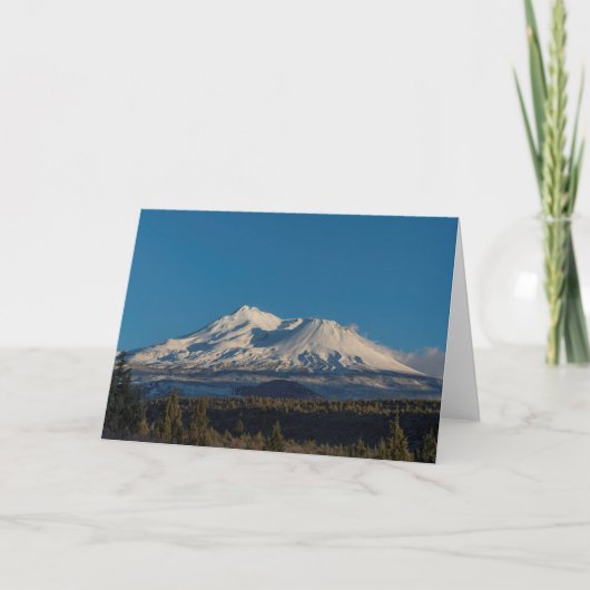 BERGSHASTA MIT PFERD UND REITER KARTE (Vorderseite)