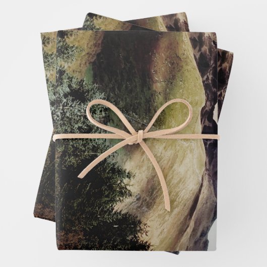 BERGSICHT AUF WALEN GESCHENKPAPIER SET (Beispiel)