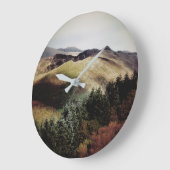 BERGSICHT AUF WALEN GROßE WANDUHR (Winkel)