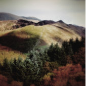 BERGSICHT AUF WALEN LEINWANDDRUCK