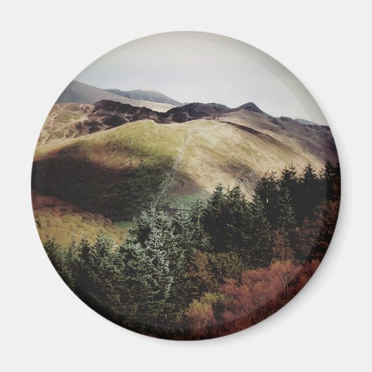 BERGSICHT AUF WALEN MAGNET (Vorne)